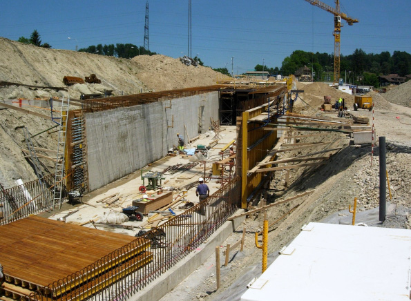 Projet M2 station Croisettes, - lot 2000, tranchée pôle