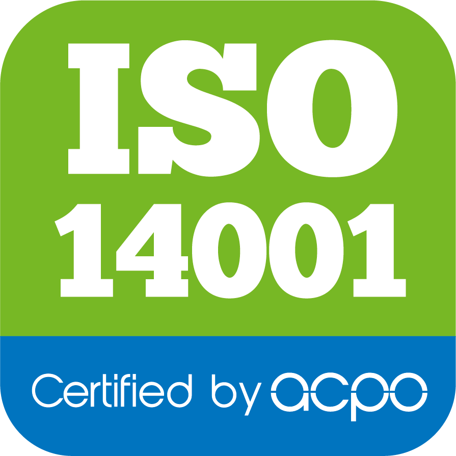 ISO 14001 - Certified by ACPO
