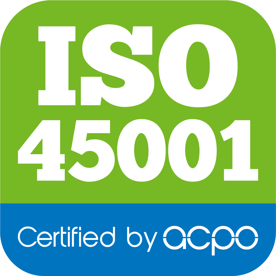 ISO 45001 - Certified by ACPO