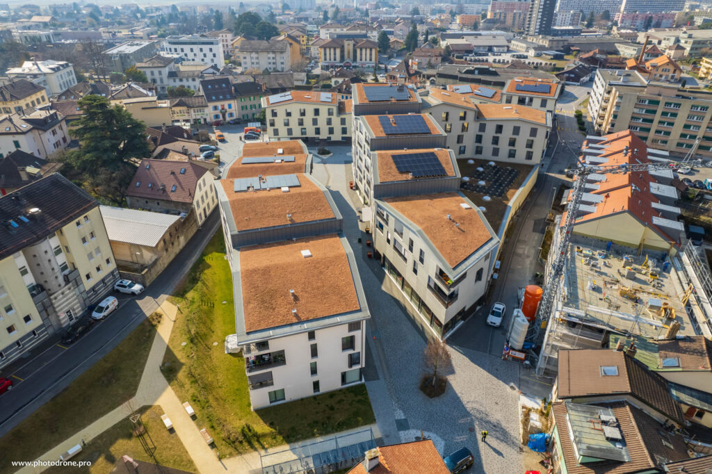 Chantier Clos du Bourg à Aigle