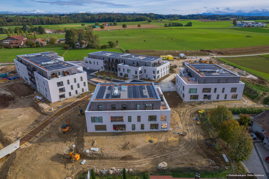 Chantier du Crépon à Echallens