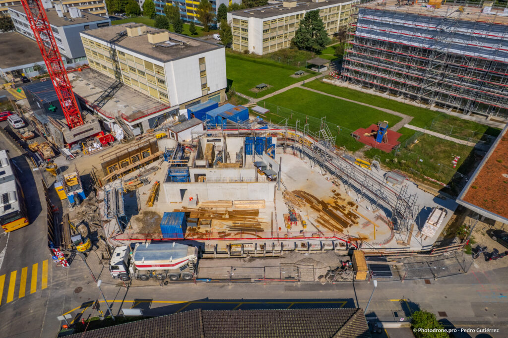 Chantier Croisettes 3-15 à Epalinges