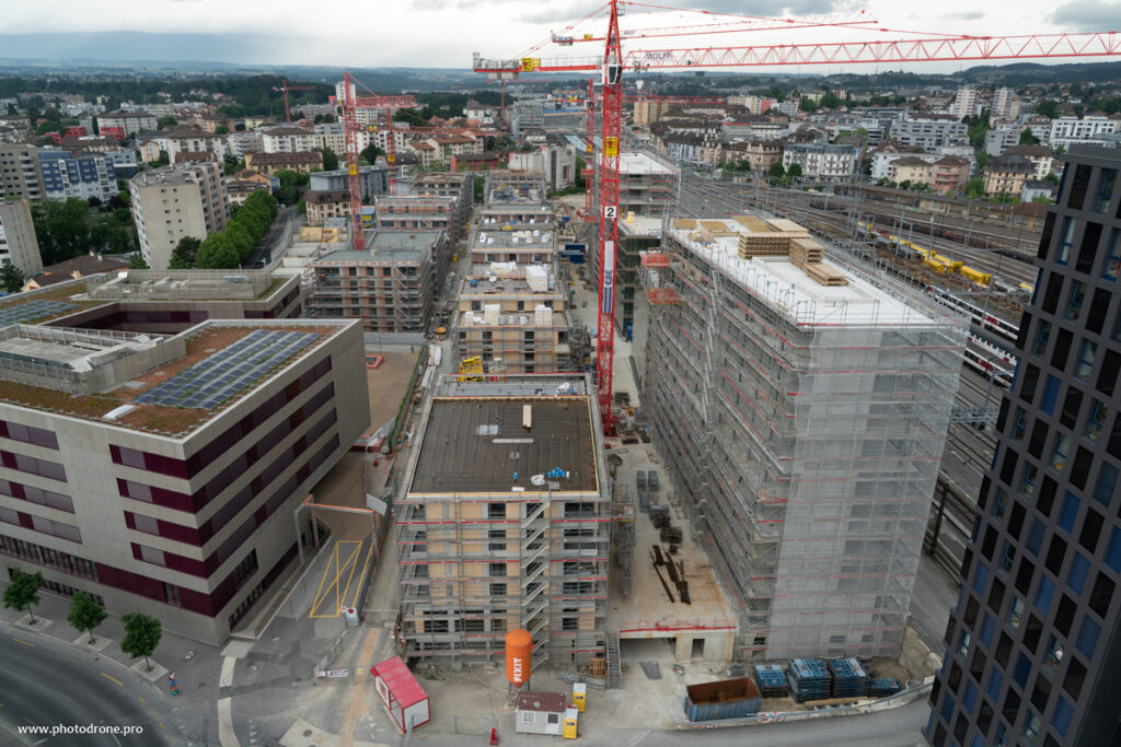 Chantier Parc Simplon à Renens