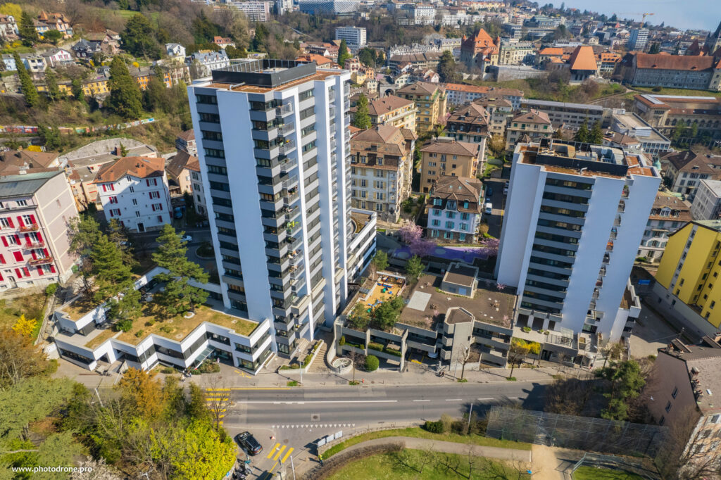 Rénovation complète de l'extérieur au Valentin à Lausanne