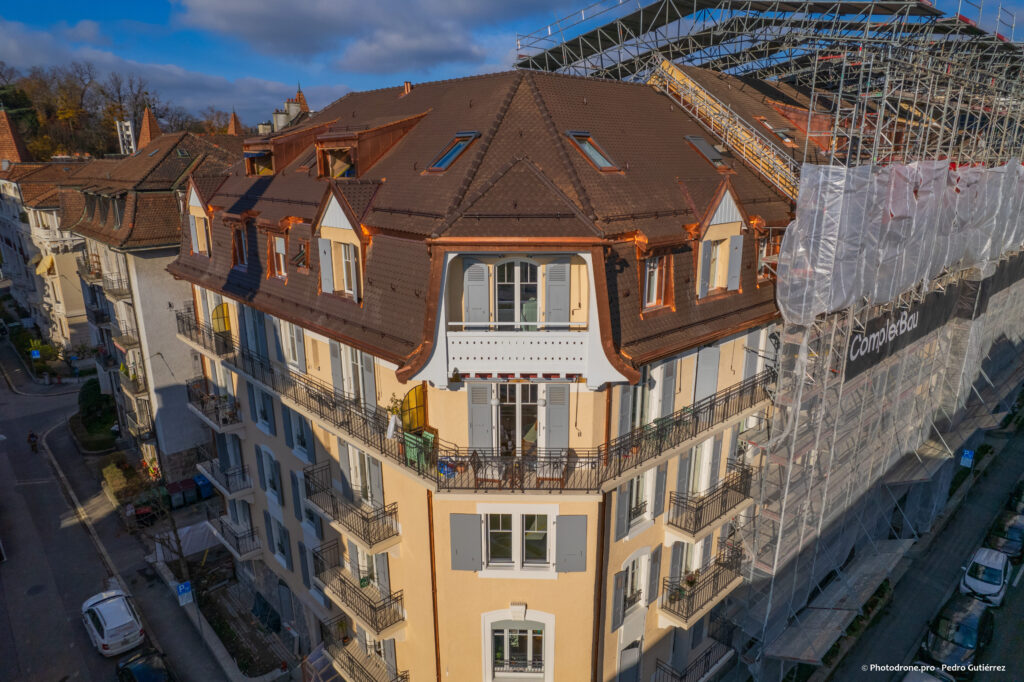 Rénovation de façade à Lausanne
